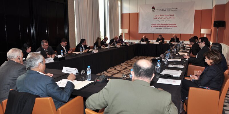 Meeting of the SI Committee on Economic Policy, Labour and National Resources, in Rabat