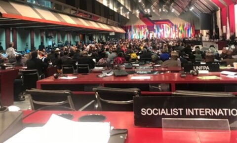 SI meeting at the 141st Assembly of the IPU in Belgrade, Serbia