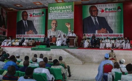 SI Secretary General in Senegal for Hommage to Ousmane Tanor Dieng