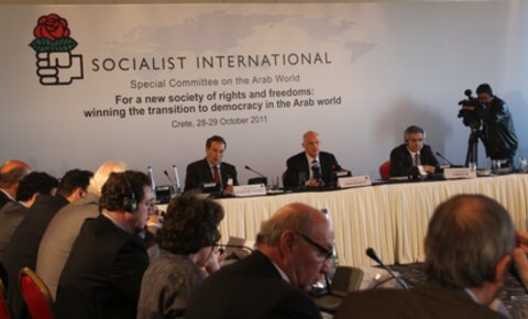 The spirit of Crete: democracy and freedom for the people of the Arab nations