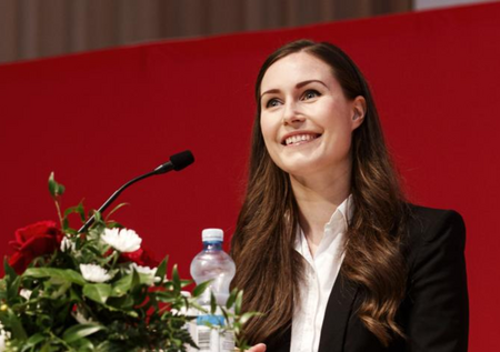 SDP election of Sanna Marin in Finland