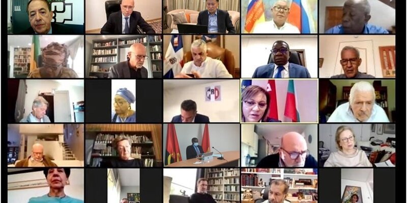 The members of the SI Presidum from all continents convened for an online meeting