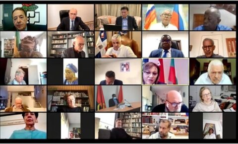 The members of the SI Presidum from all continents convened for an online meeting