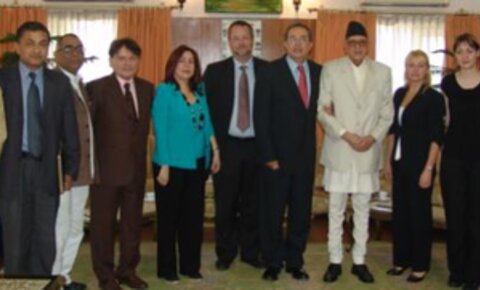 Socialist International delegation observes elections in Nepal