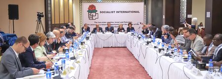 SI meeting on The two-state solution, Israel and Palestine, for peace and a future of opportunities for the people of the Middle East